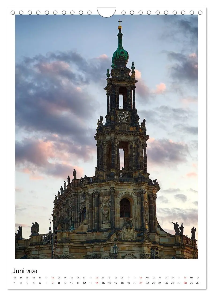 Bild: 9783516464993 | Bilder aus Dresden (Wandkalender 2026 DIN A4 hoch), CALVENDO...