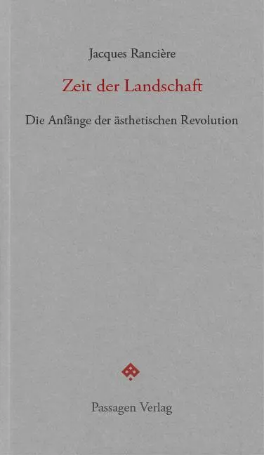 Cover: 9783709204993 | Zeit der Landschaft | Die Anfänge der ästhetischen Revolution | Buch