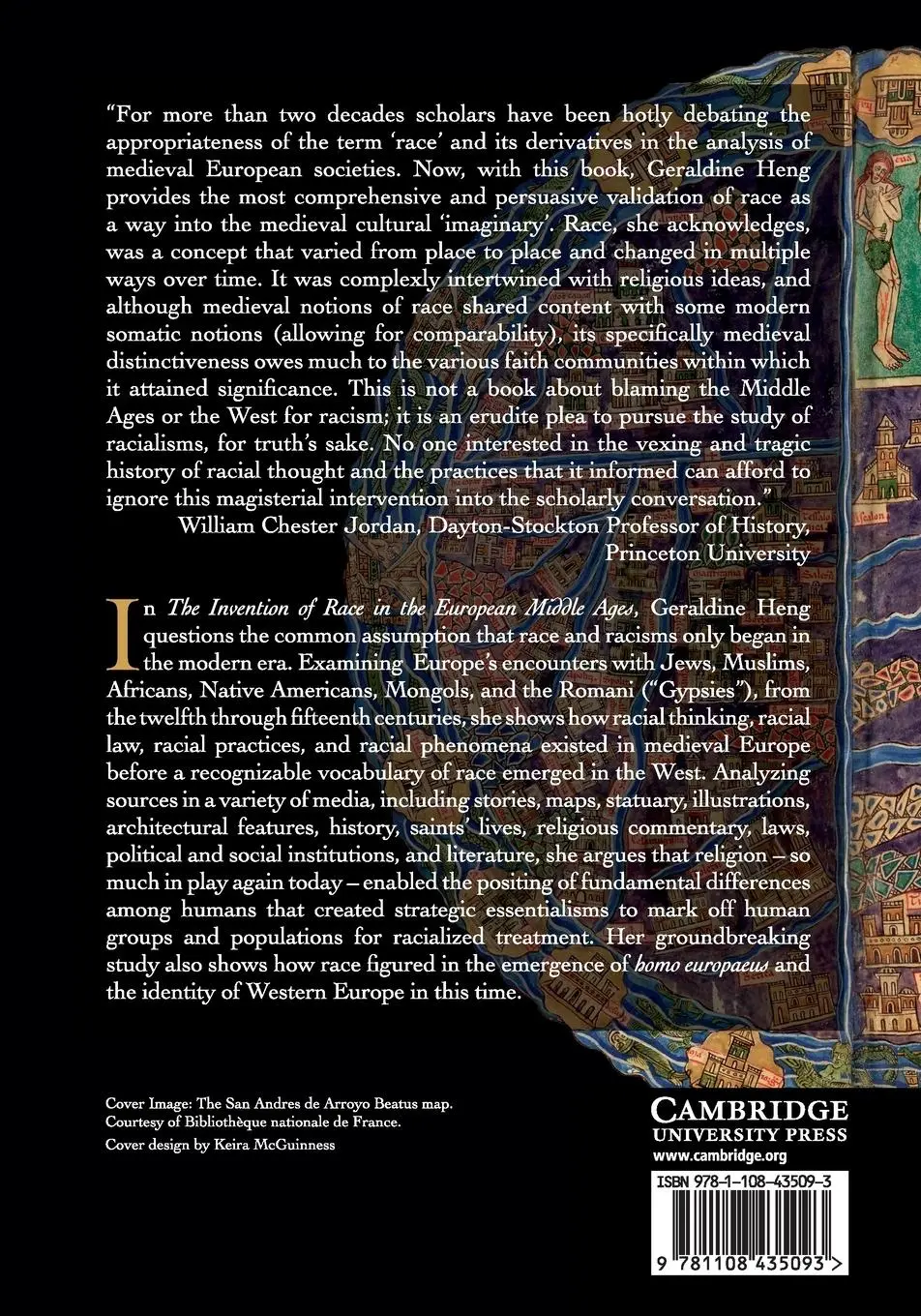 Rückseite: 9781108435093 | The Invention of Race in the European Middle Ages | Geraldine Heng