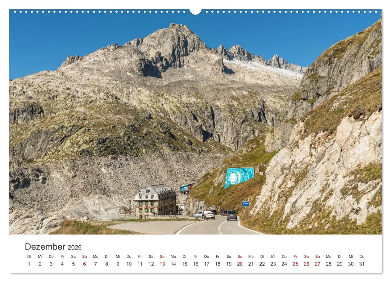 Bild: 9783457405093 | Schweizer Alpenpässe (hochwertiger Premium Wandkalender 2026 DIN A2...