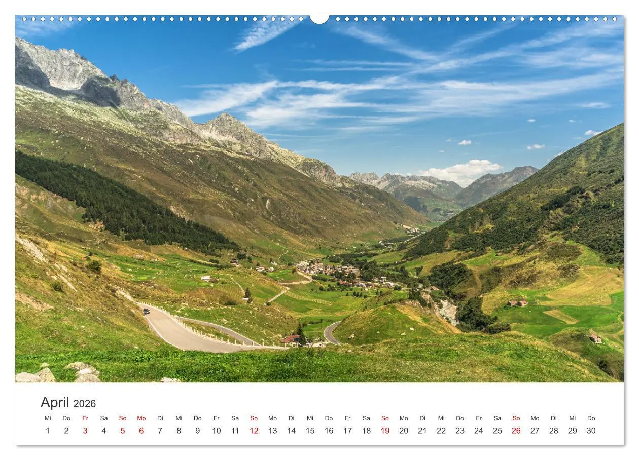 Bild: 9783457405093 | Schweizer Alpenpässe (hochwertiger Premium Wandkalender 2026 DIN A2...
