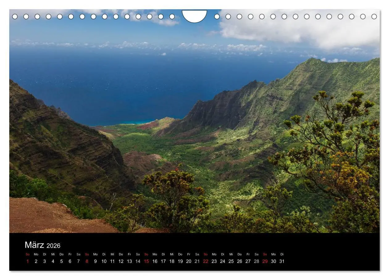 Bild: 9783516115093 | Hawaii - Kauai (Wandkalender 2026 DIN A4 quer), CALVENDO...