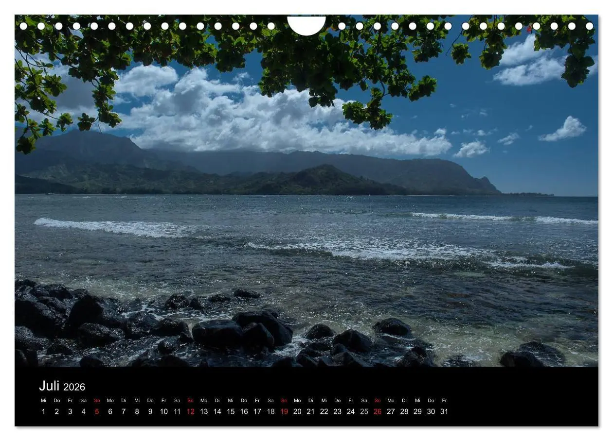 Bild: 9783516115093 | Hawaii - Kauai (Wandkalender 2026 DIN A4 quer), CALVENDO...