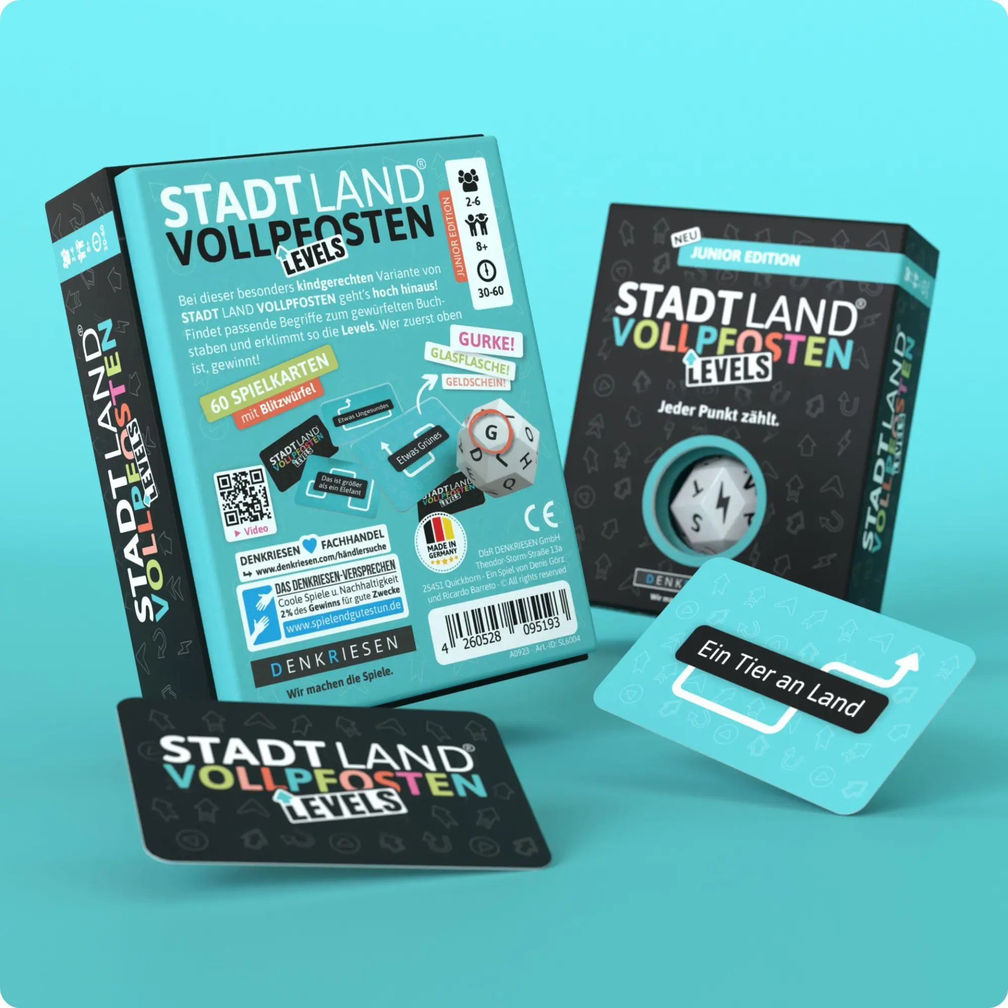 Bild: 4260528095193 | STADT LAND VOLLPFOSTEN® - Levels - JUNIOR EDITION - "Jeder Punkt...