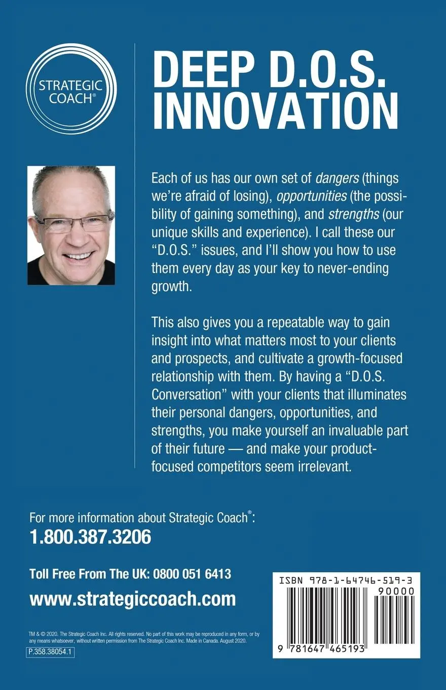 Rückseite: 9781647465193 | Deep D.O.S. Innovation | Dan Sullivan | Taschenbuch | Englisch | 2020