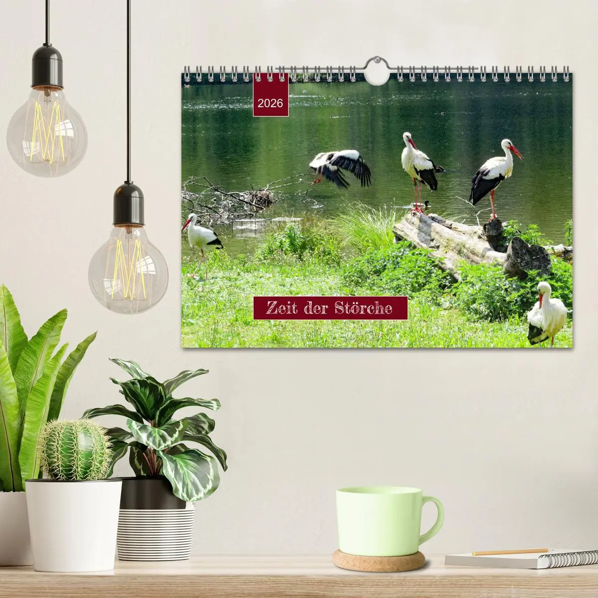 Bild: 9783457565193 | Zeit der Störche (Wandkalender 2026 DIN A4 quer), CALVENDO...
