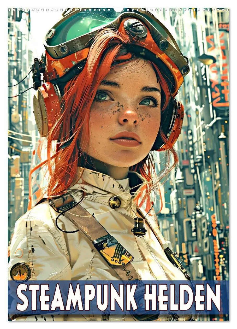 Cover: 9783516275193 | Steampunk Helden (Wandkalender 2026 DIN A2 hoch), CALVENDO...