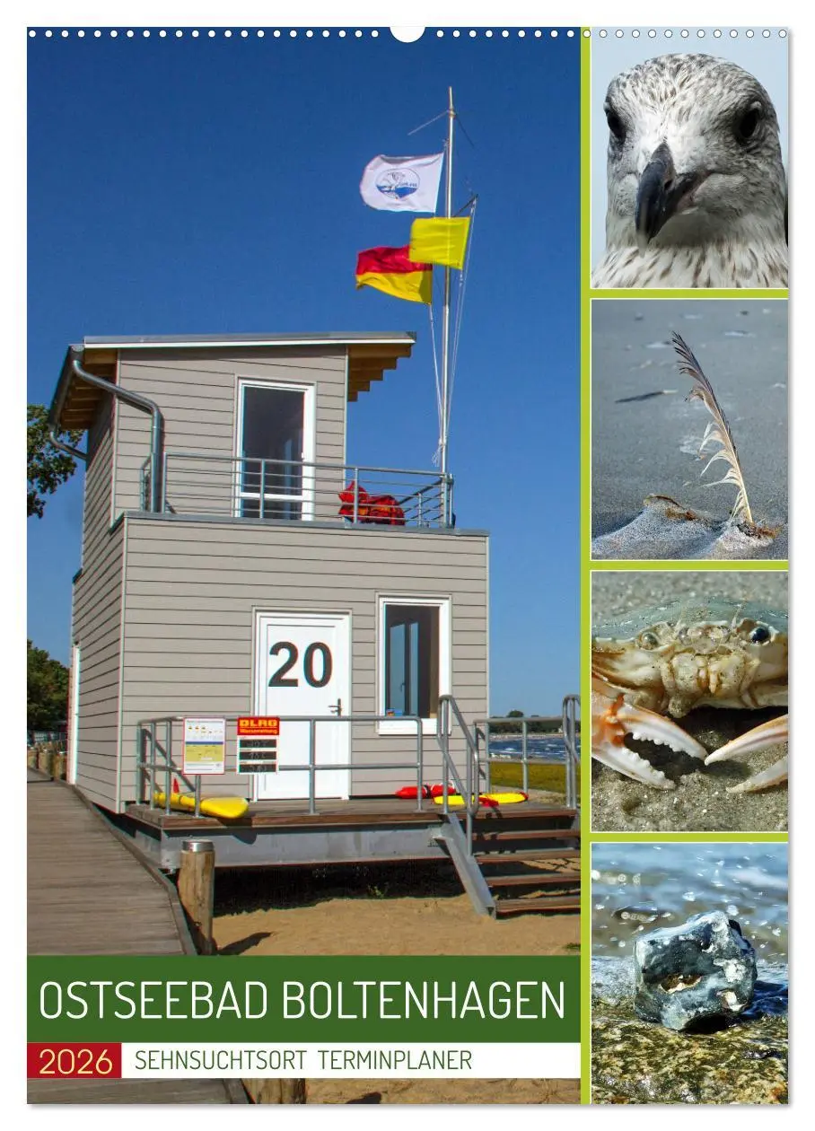 Cover: 9783516345193 | Sehnsuchtsort Ostseebad Boltenhagen (Wandkalender 2026 DIN A2...