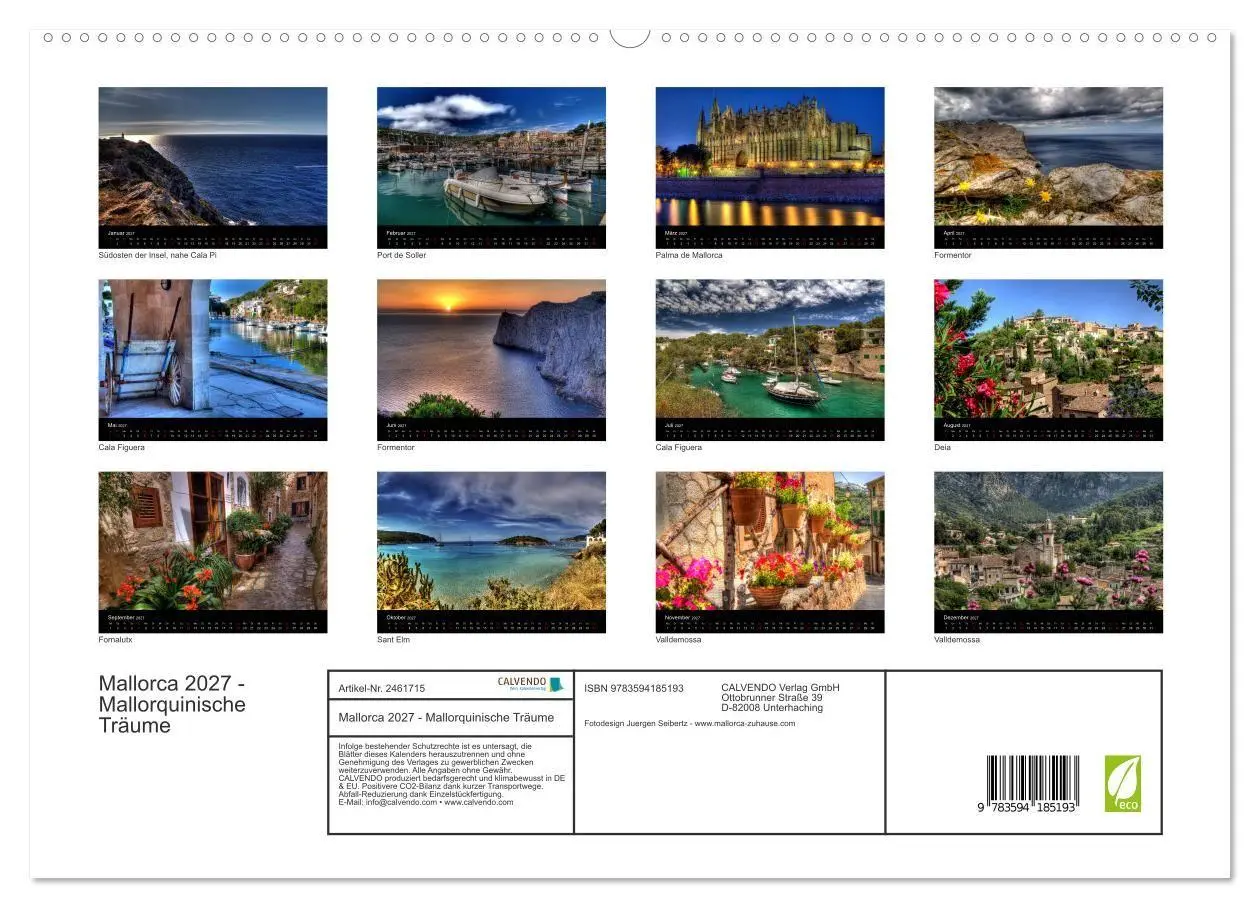Bild: 9783594185193 | Mallorca 2027 - Mallorquinische Träume (hochwertiger Premium...