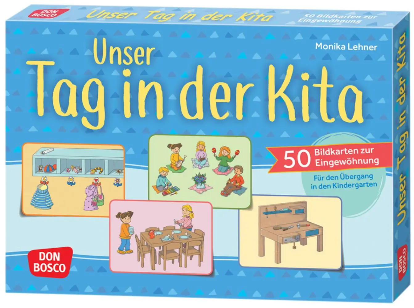 Cover: 4260179515293 | Unser Tag in der Kita | Monika Lehner | Box | 50 S. | Deutsch | 2018