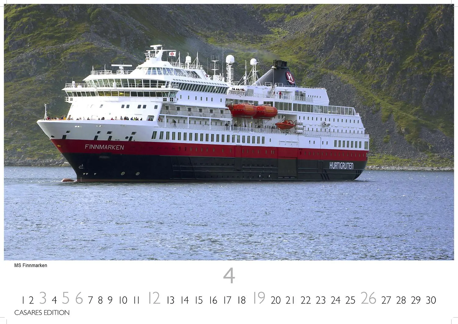 Bild: 9781835245293 | Hurtigruten 2026 L 35x50cm | Kalender | 14 S. | Deutsch | 2026