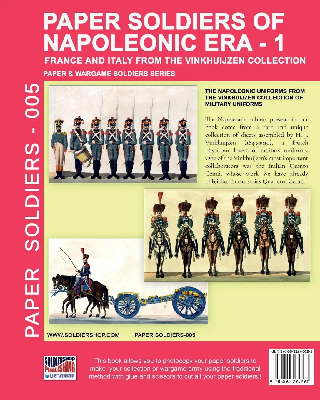 Rückseite: 9788893275293 | Paper soldiers of Napoleonic era -1 | Taschenbuch | Englisch | 2019