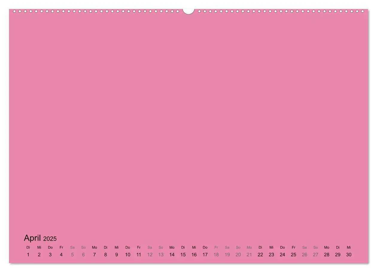 Bild: 9783435215393 | DIY Bastel-Kalender -Warme Pastell Farben- Zum Selbstgestalten...