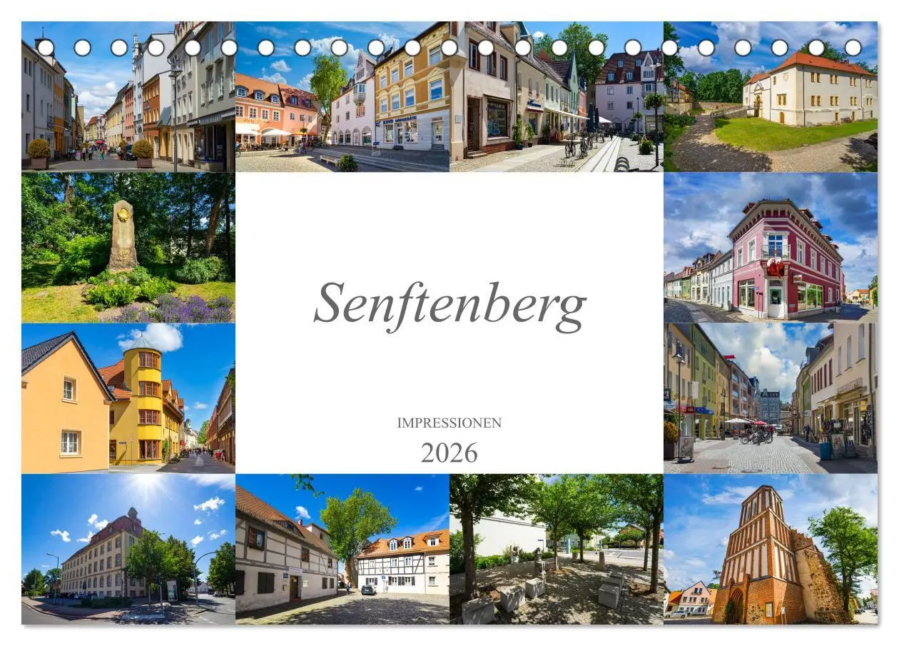 Cover: 9783457615393 | Senftenberg Impressionen (Tischkalender 2026 DIN A5 quer), CALVENDO...