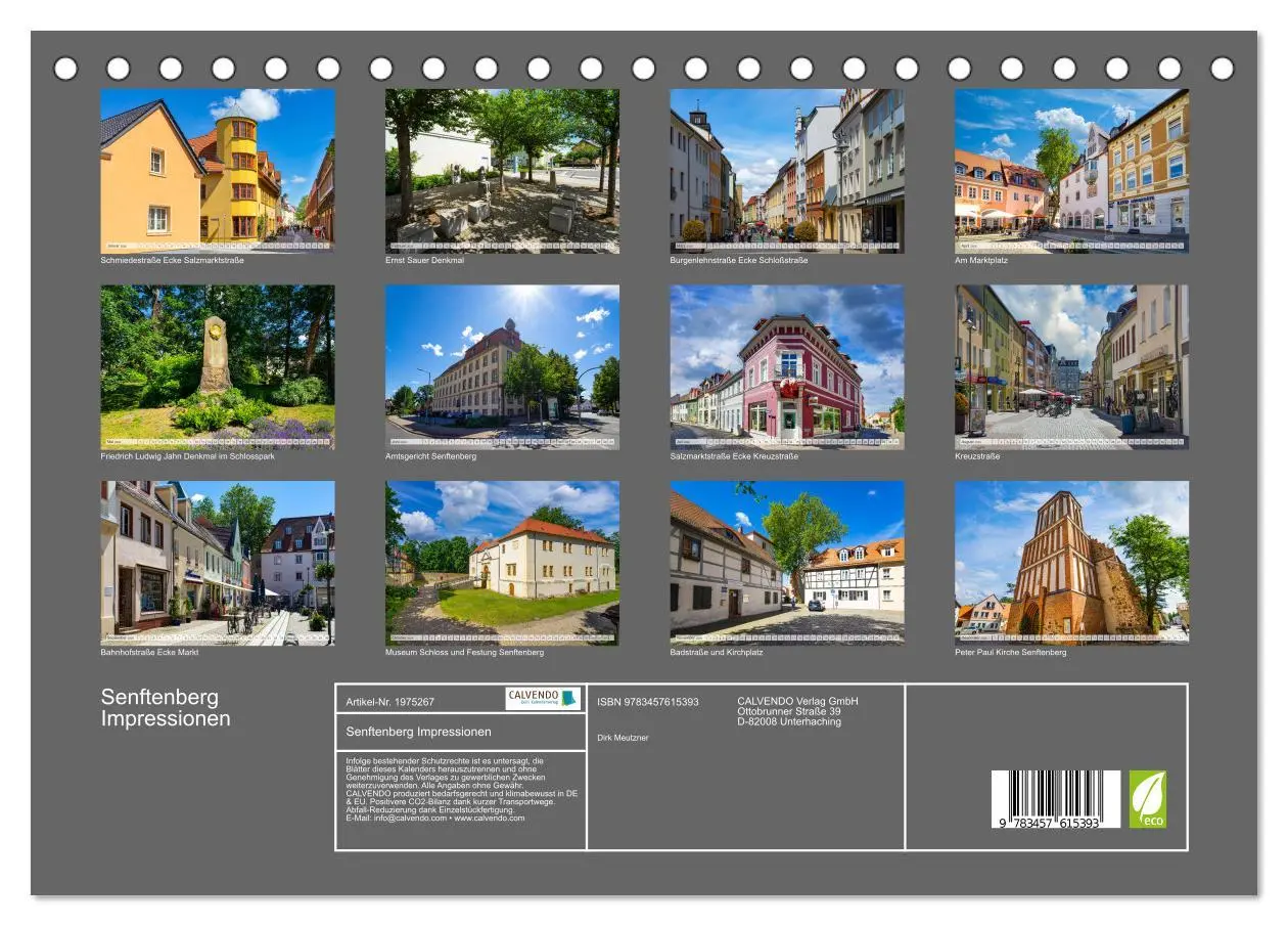 Bild: 9783457615393 | Senftenberg Impressionen (Tischkalender 2026 DIN A5 quer), CALVENDO...