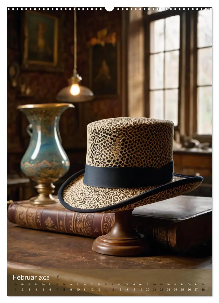 Bild: 9783516255393 | Historische Hüte - stilvoll und elegant (hochwertiger Premium...