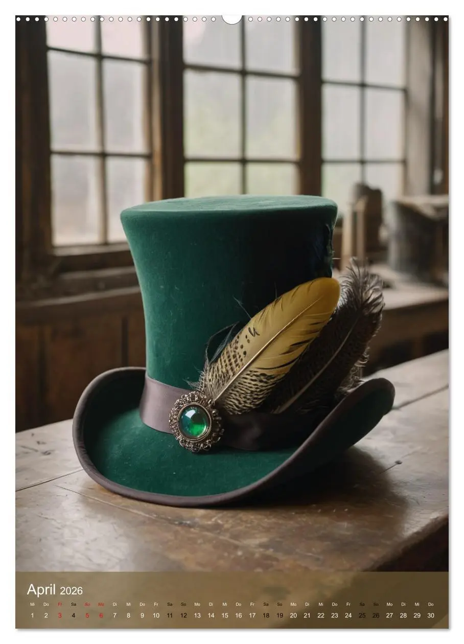 Bild: 9783516255393 | Historische Hüte - stilvoll und elegant (hochwertiger Premium...