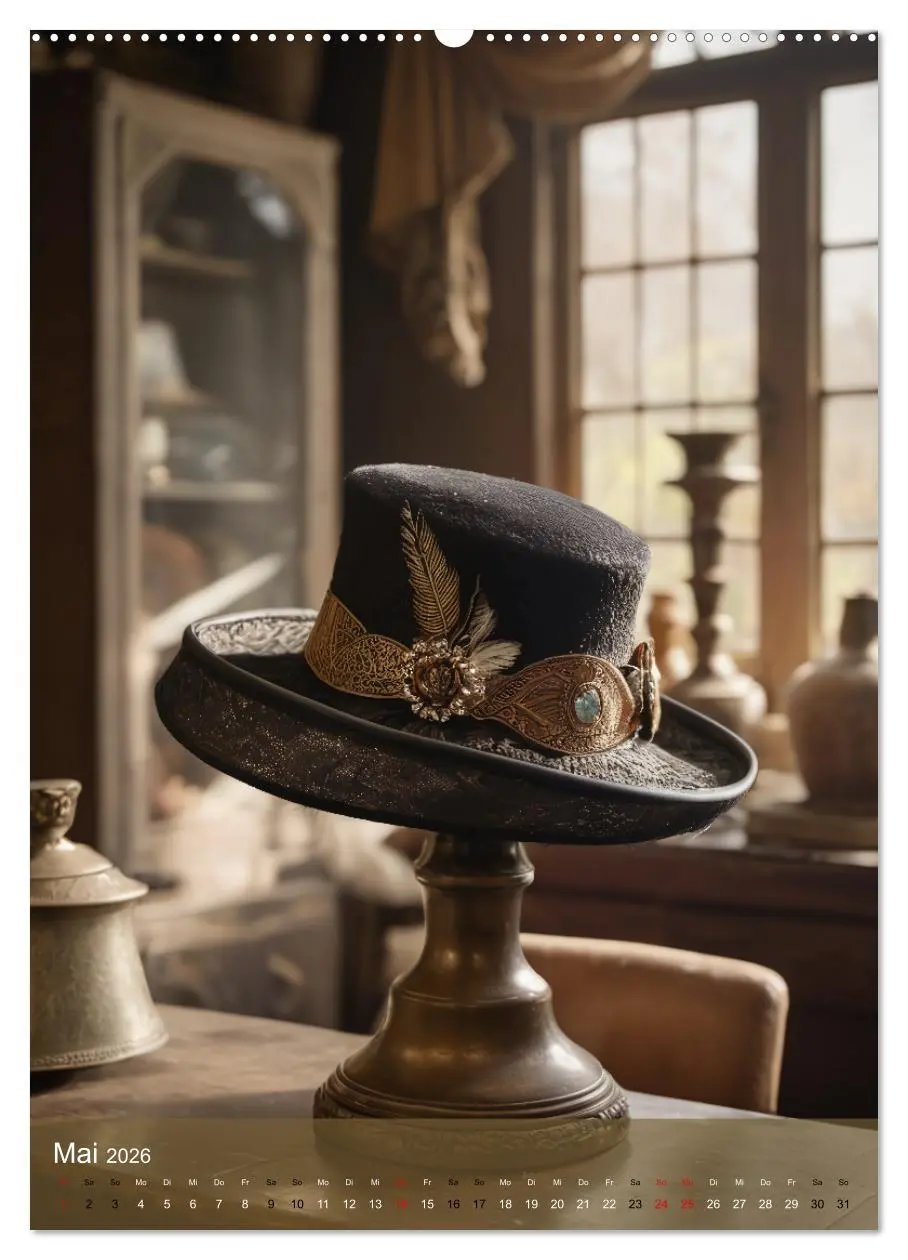 Bild: 9783516255393 | Historische Hüte - stilvoll und elegant (hochwertiger Premium...
