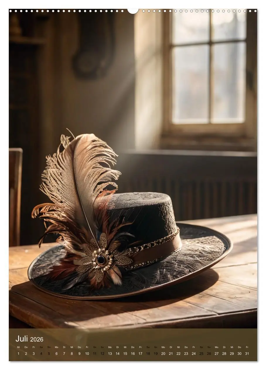 Bild: 9783516255393 | Historische Hüte - stilvoll und elegant (hochwertiger Premium...