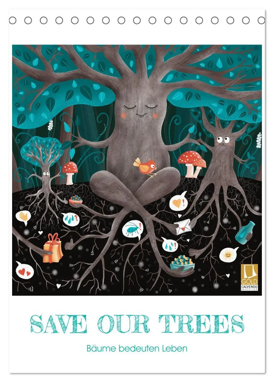 Cover: 9783516325393 | SAVE OUR TREES - Bäume bedeuten Leben (Tischkalender 2026 DIN A5...