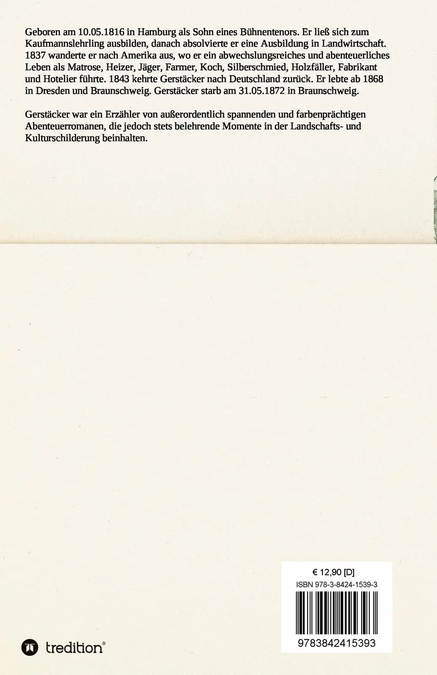Rückseite: 9783842415393 | In der Südsee | Friedrich Gerstäcker | Taschenbuch | 156 S. | Deutsch