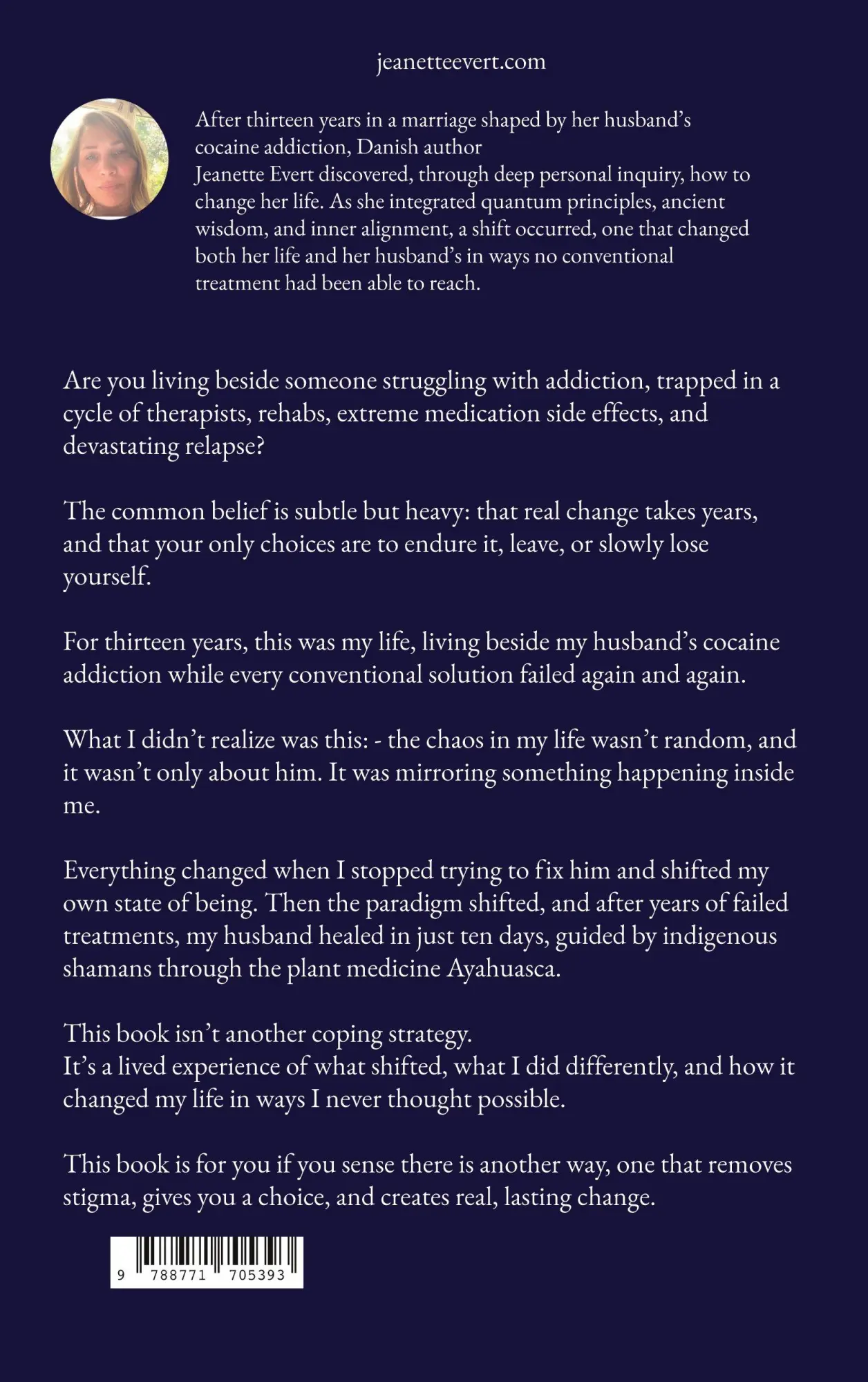 Rückseite: 9788771705393 | How we found a cure for addiction | Jeanette Evert | Taschenbuch