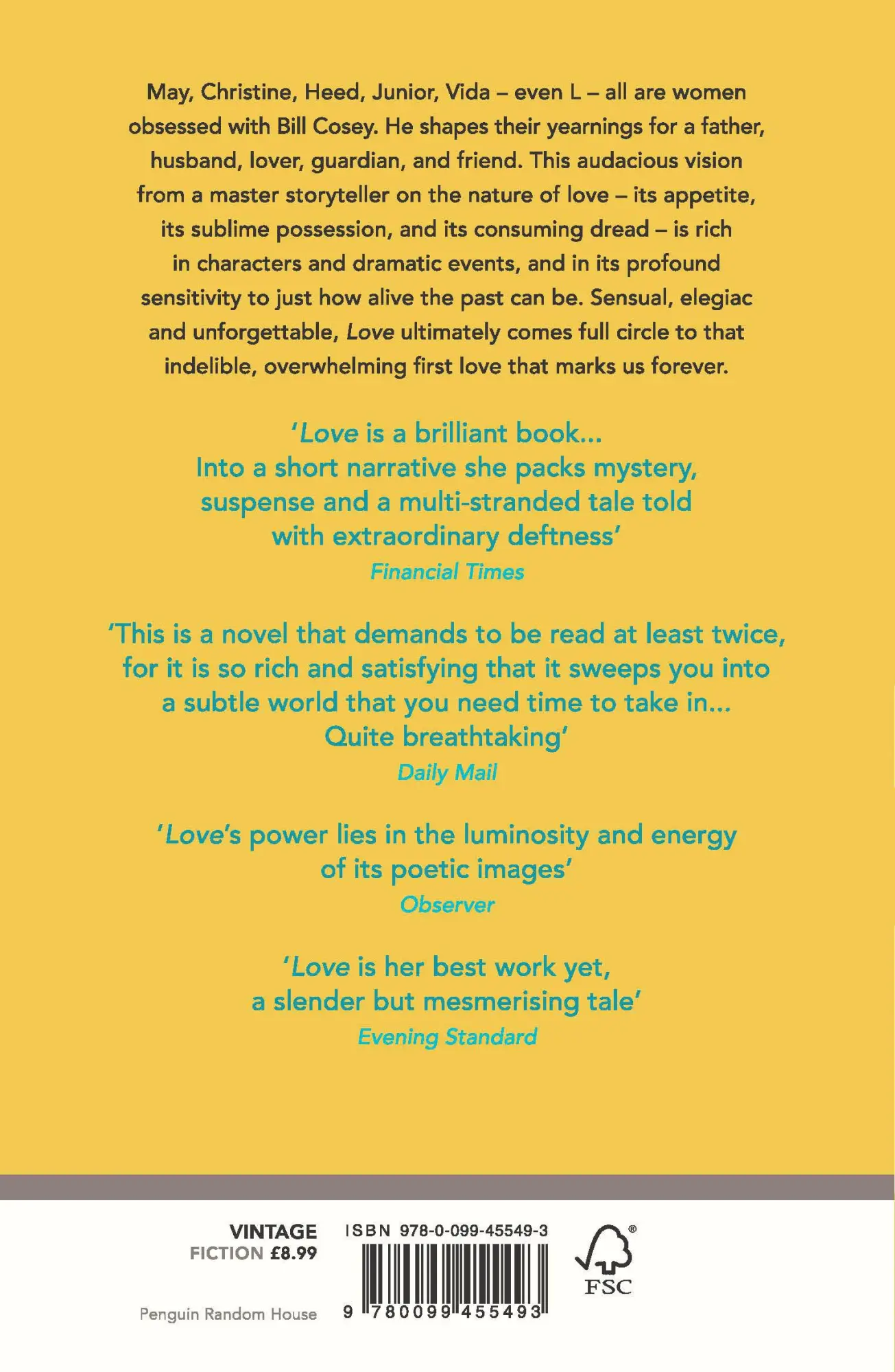 Rückseite: 9780099455493 | Love | Toni Morrison | Taschenbuch | B-format paperback | 202 S.