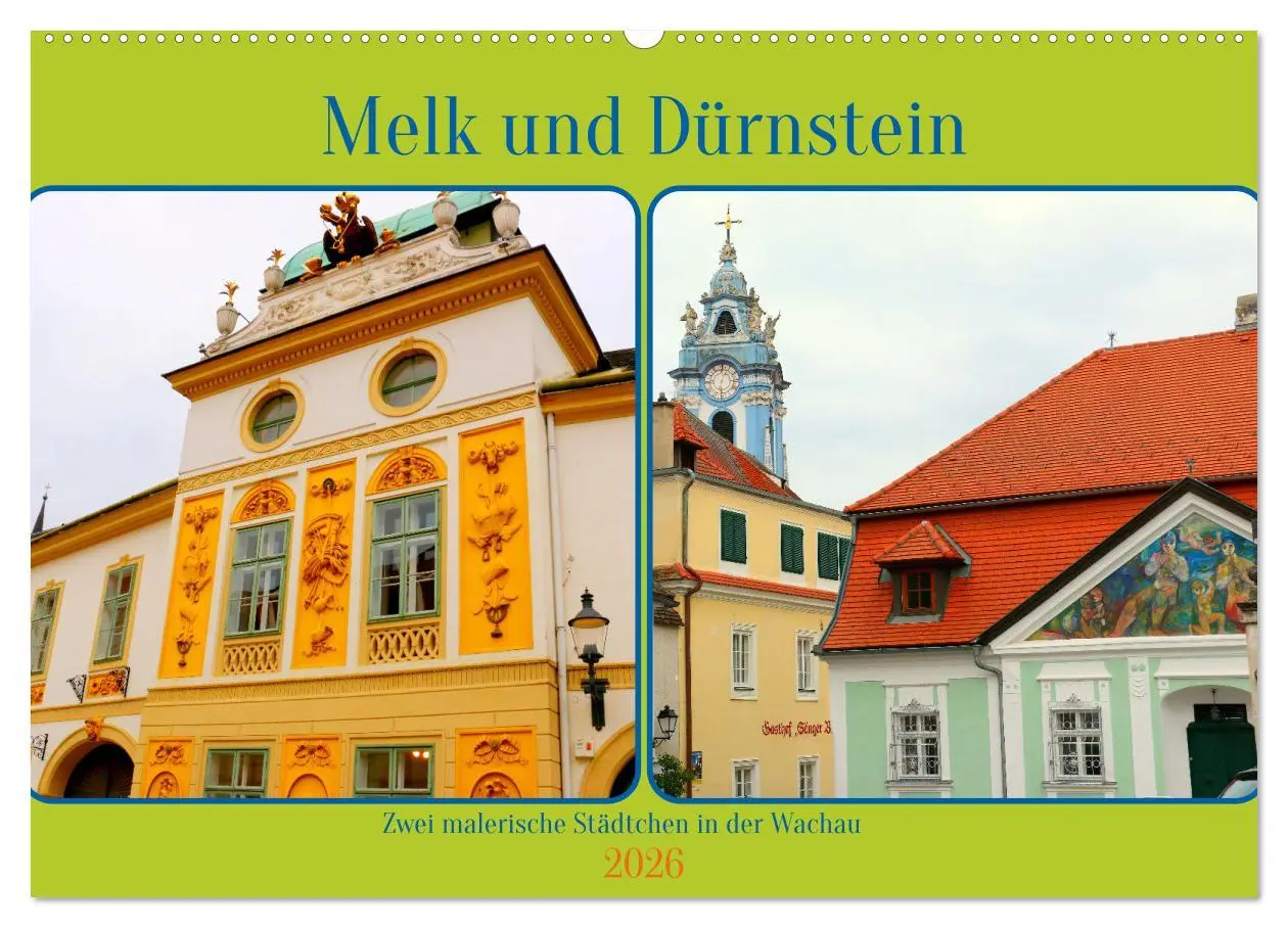 Cover: 9783457395493 | Melk und Dürnstein, zwei malerische Städtchen in der Wachau...