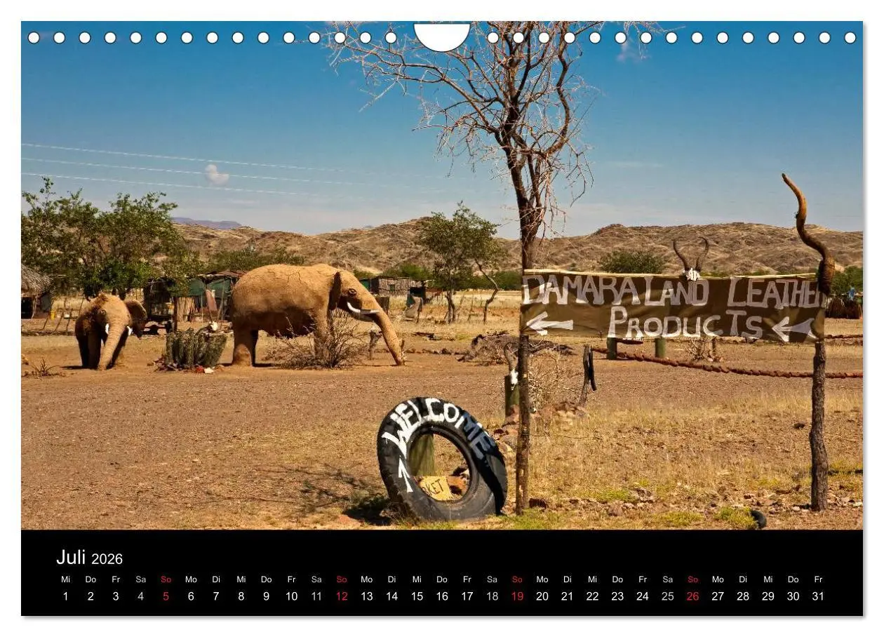 Bild: 9783516175493 | Namibia - Schöne Ansichten (Wandkalender 2026 DIN A4 quer),...