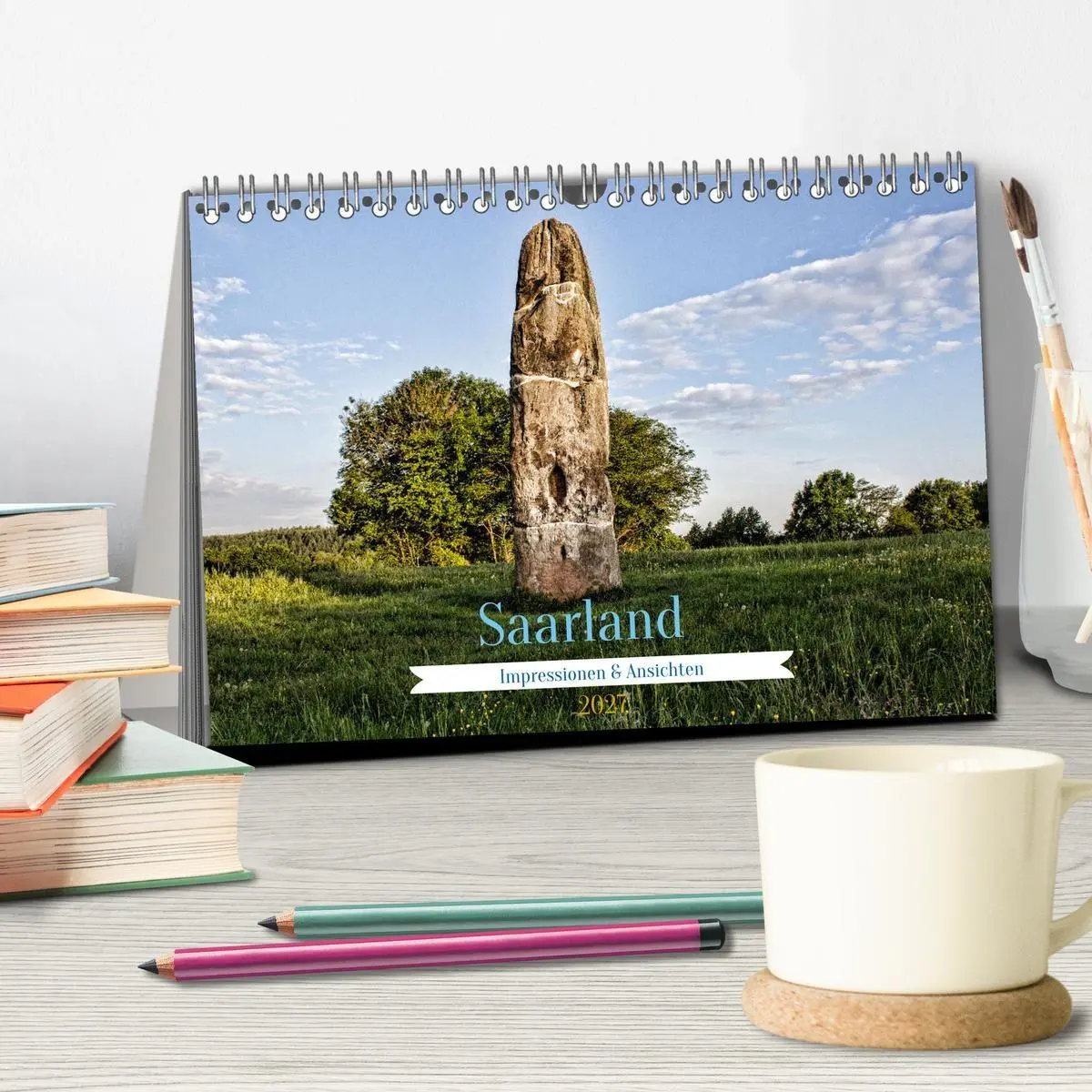 Bild: 9783569025493 | Saarland Impressionen &amp; Ansichten (Tischkalender 2027 DIN A5 quer),...