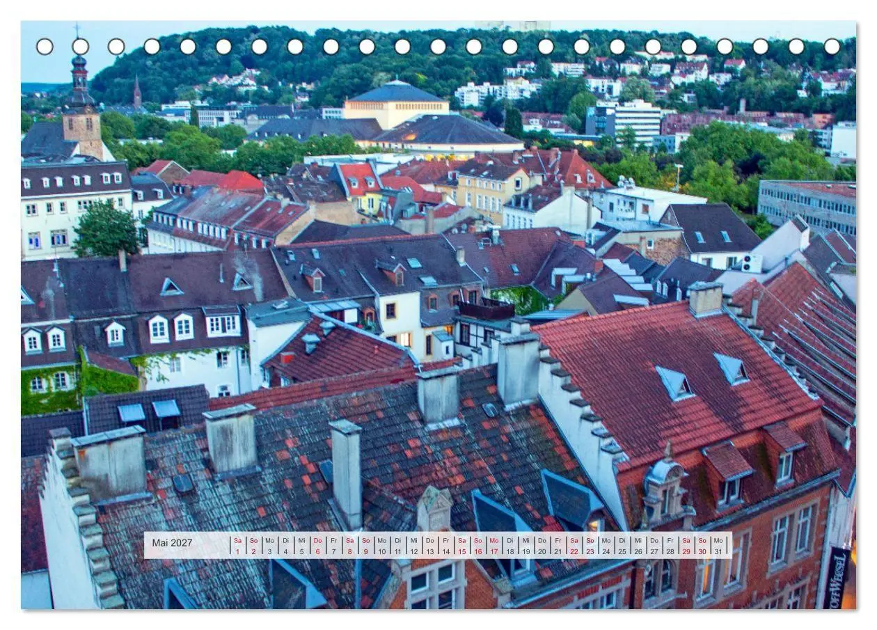 Bild: 9783569025493 | Saarland Impressionen &amp; Ansichten (Tischkalender 2027 DIN A5 quer),...