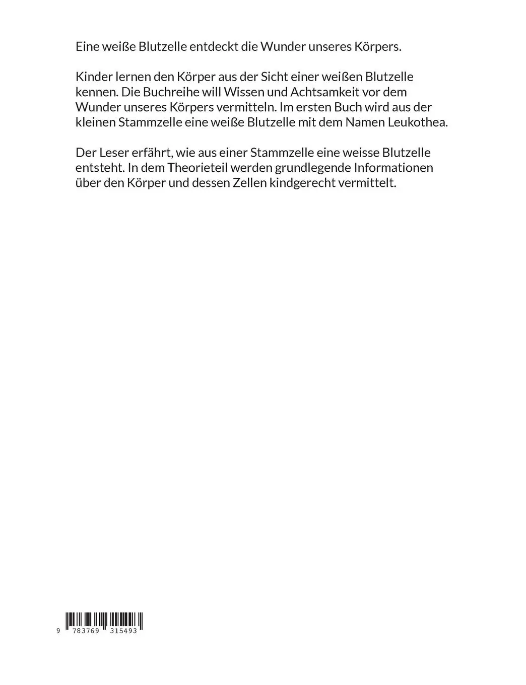 Rückseite: 9783769315493 | Ottos Körper Universum | Horst Haug | Taschenbuch | 72 S. | Deutsch