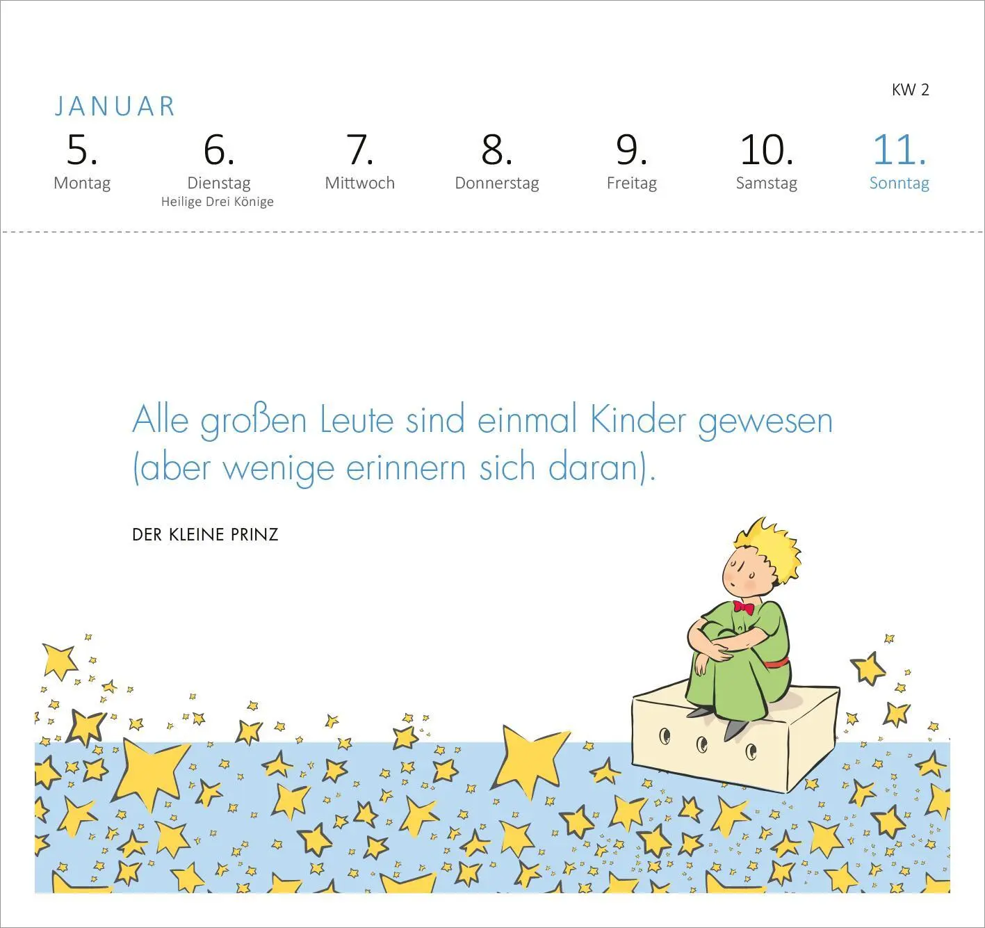 Bild: 4014489135593 | Postkartenkalender Man sieht nur mit dem Herzen gut 2026 | Kalender
