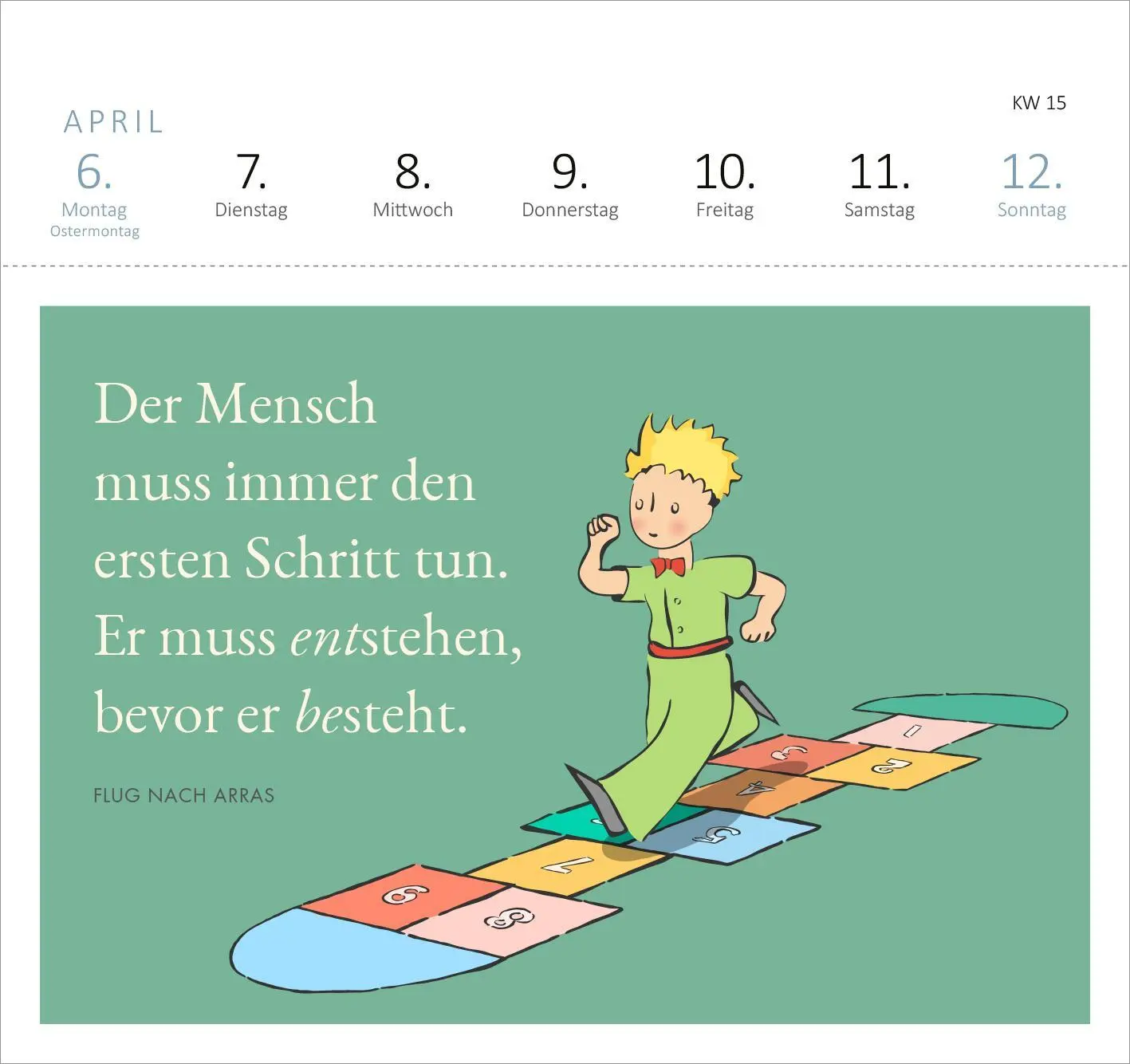 Bild: 4014489135593 | Postkartenkalender Man sieht nur mit dem Herzen gut 2026 | Kalender
