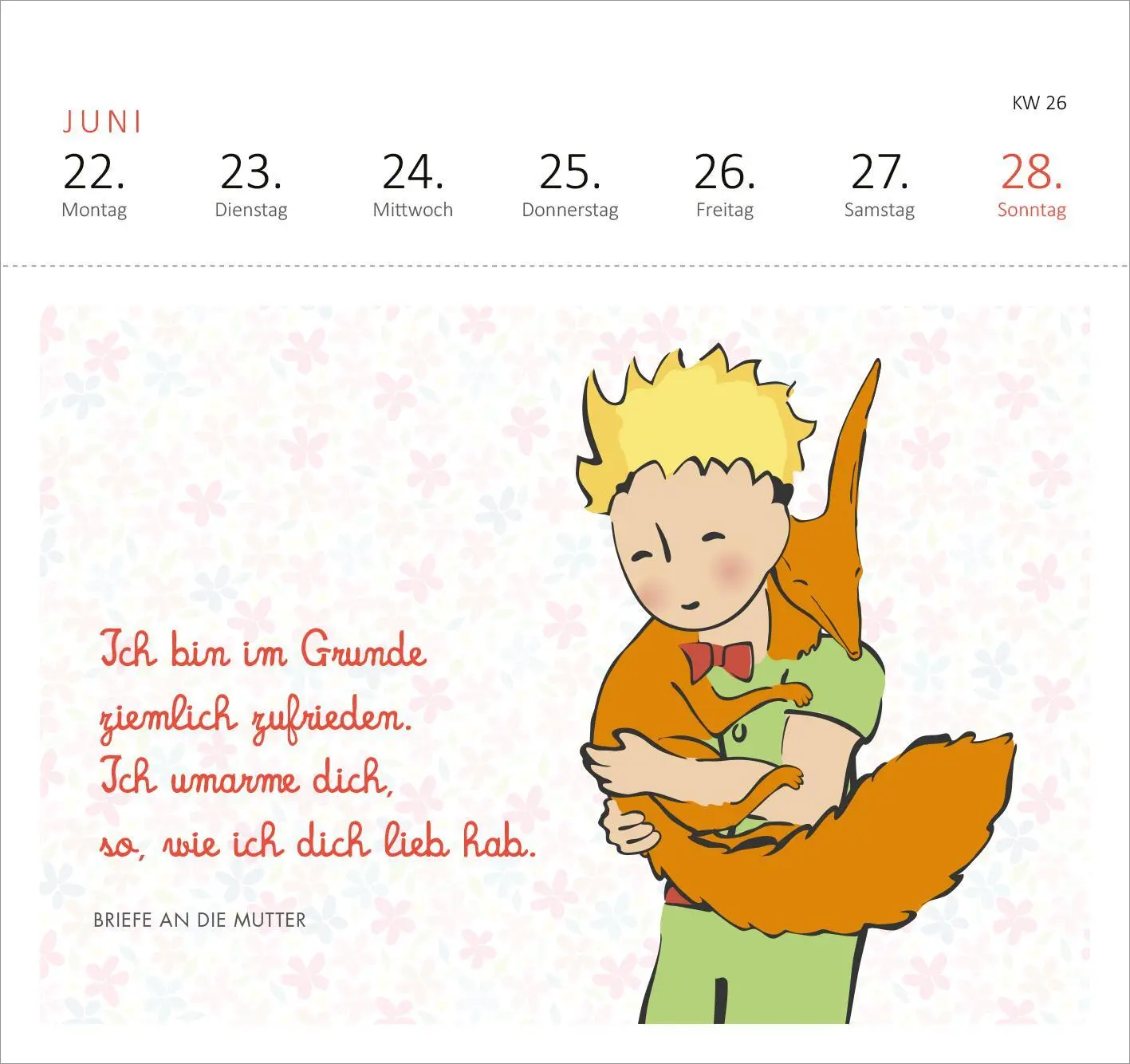 Bild: 4014489135593 | Postkartenkalender Man sieht nur mit dem Herzen gut 2026 | Kalender