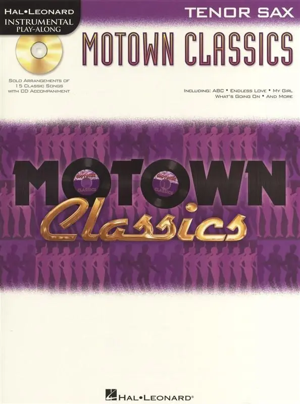 Cover: 9781458405593 | Motown Classics - Instrumental Play-Along Series Tenor Saxophone...