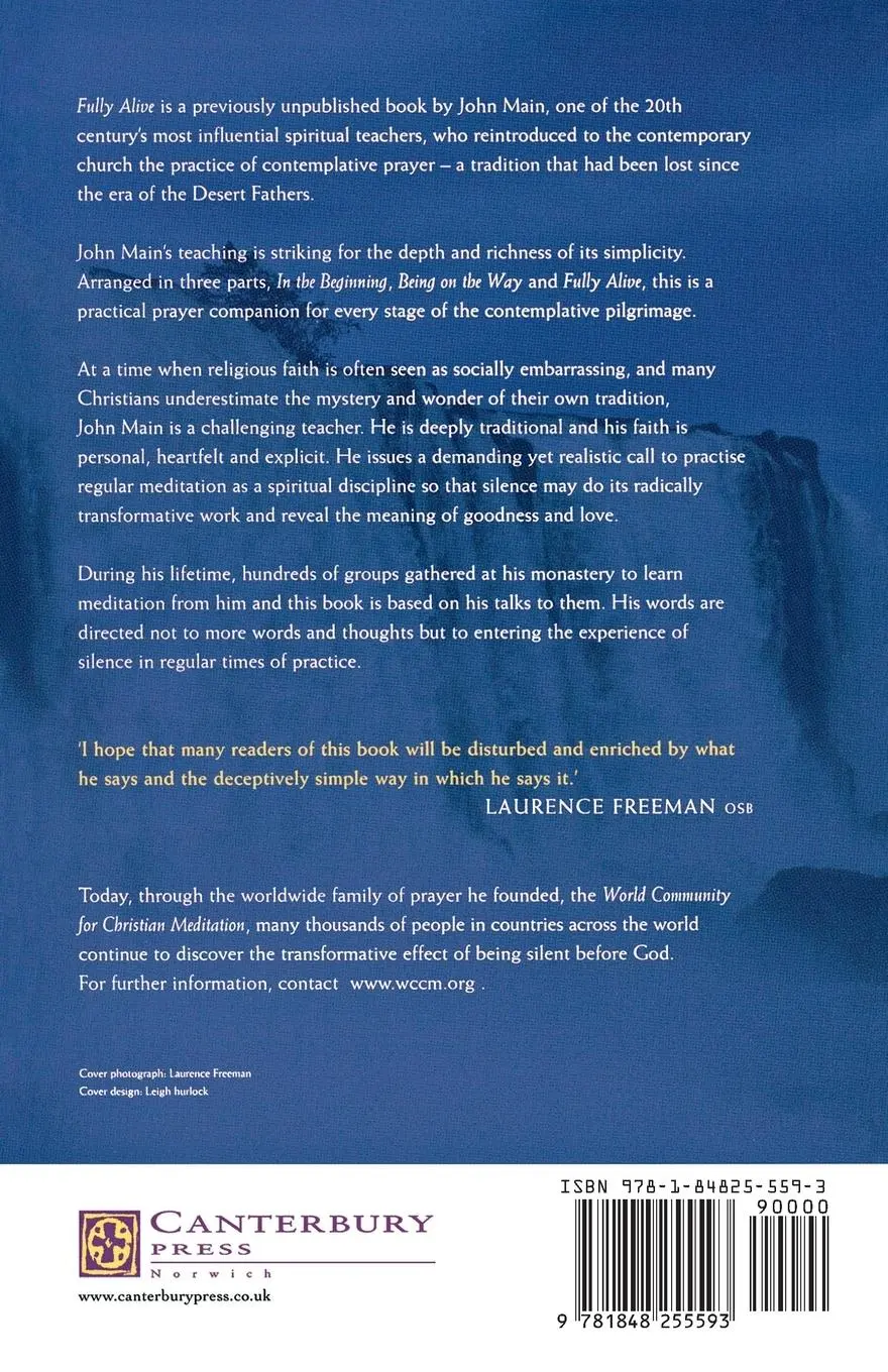 Rückseite: 9781848255593 | Fully Alive | John Main | Taschenbuch | Englisch | 2014