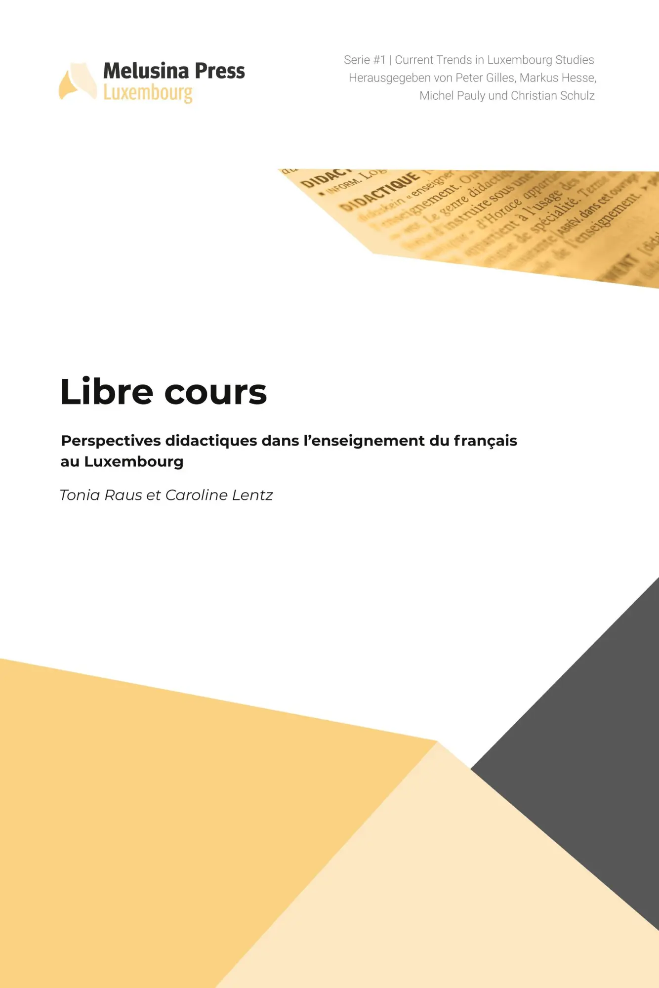 Cover: 9782919815593 | Libre cours | Tonia Raus (u. a.) | Taschenbuch | Französisch | 2025