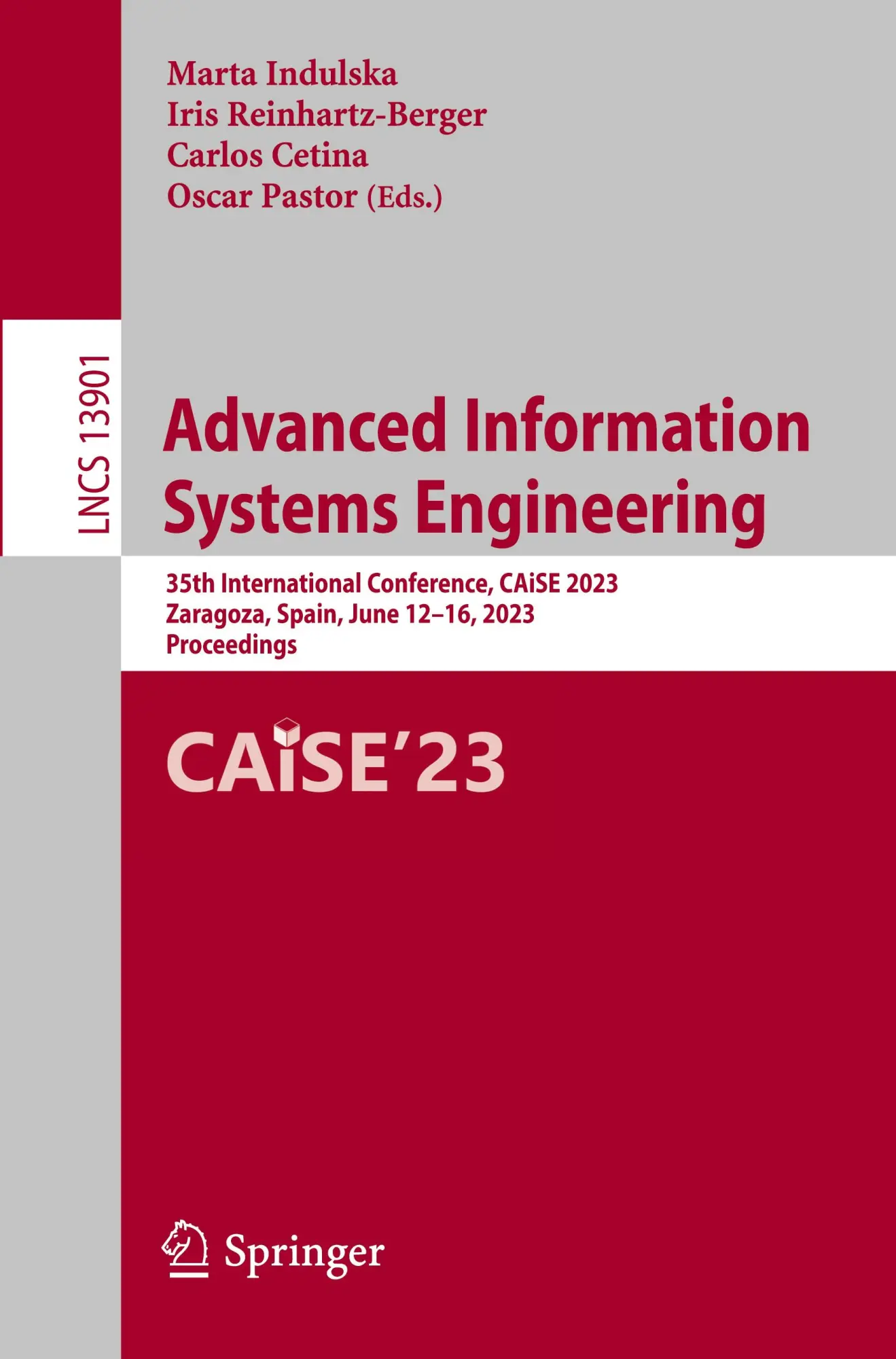 Cover: 9783031345593 | Advanced Information Systems Engineering | Marta Indulska (u. a.)
