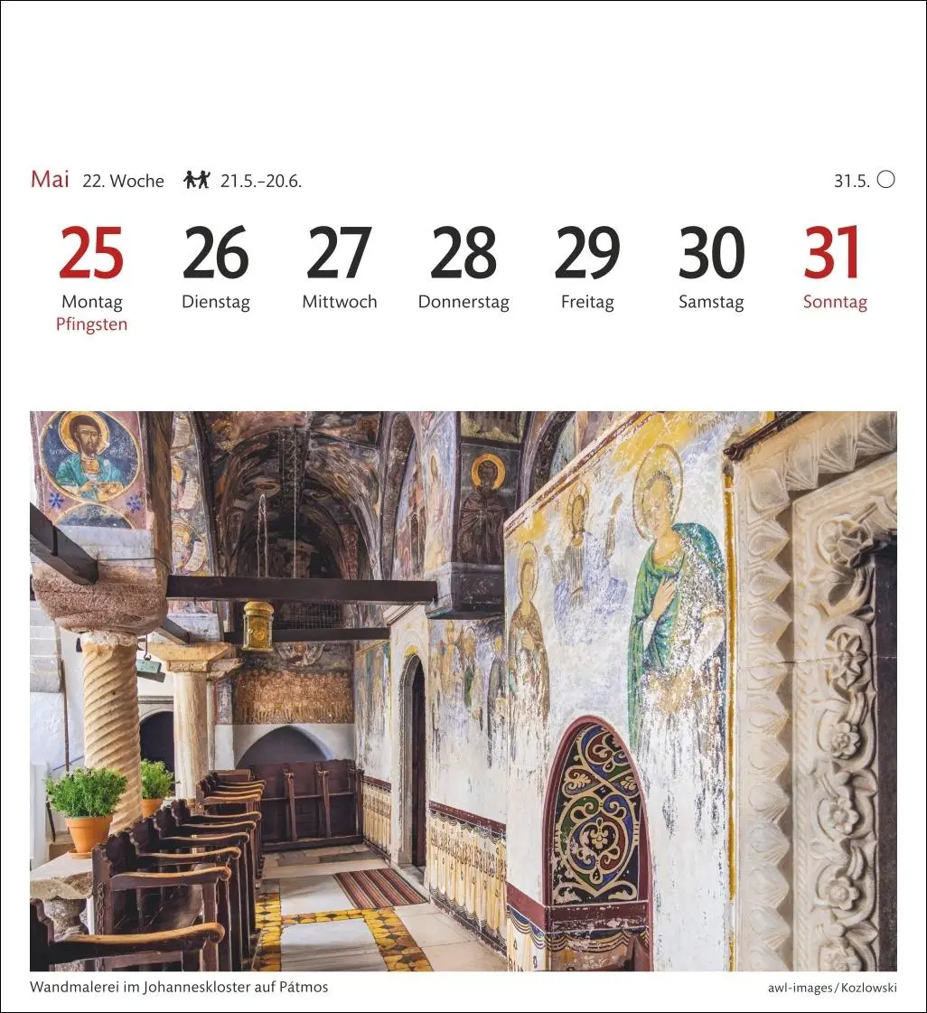 Bild: 9783840035593 | Griechische Inseln Sehnsuchtskalender 2026 - Wochenkalender mit 53...