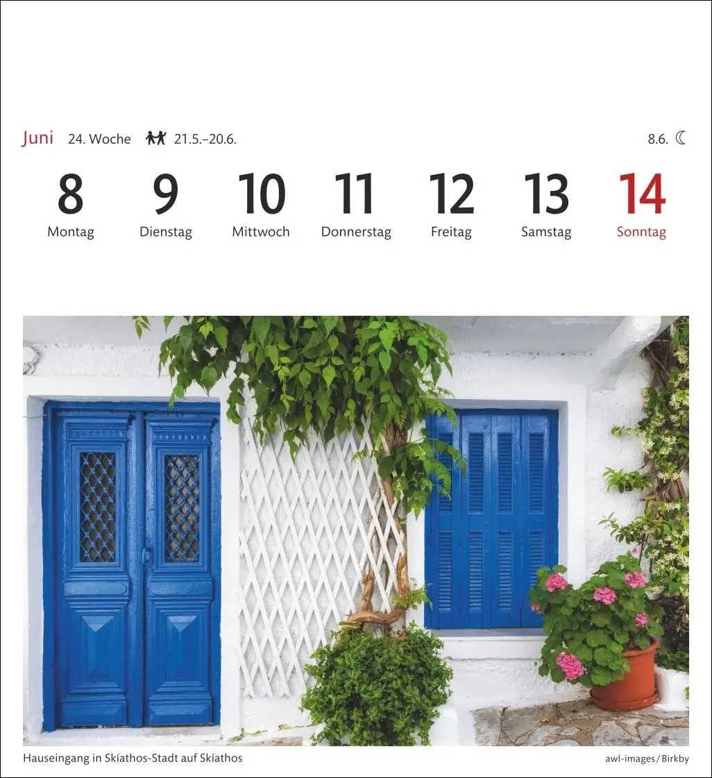 Bild: 9783840035593 | Griechische Inseln Sehnsuchtskalender 2026 - Wochenkalender mit 53...