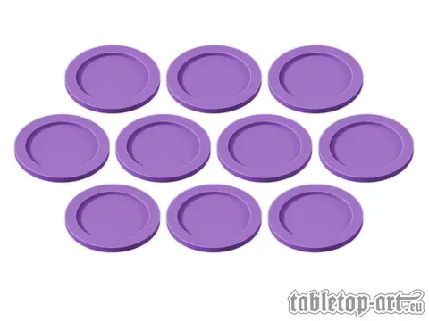 Cover: 704270725693 | Skill and Squad Marker - 32mm Purple (10) | Tabletop-Art