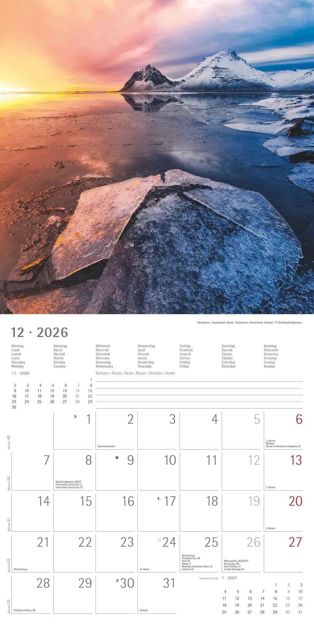 Bild: 4069095005693 | Emotions 2026 - Broschürenkalender 30x30 cm (30x60 geöffnet) -...