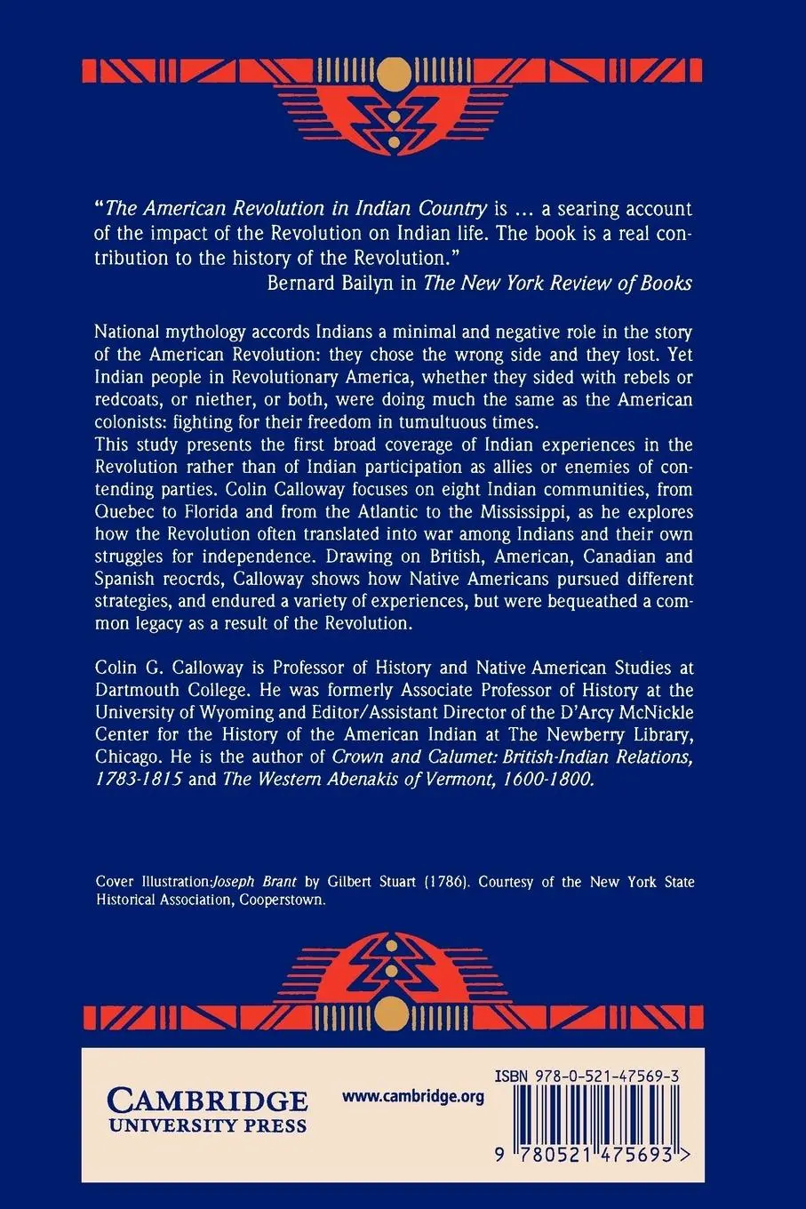 Rückseite: 9780521475693 | The American Revolution in Indian Country | Colin G. Calloway (u. a.)