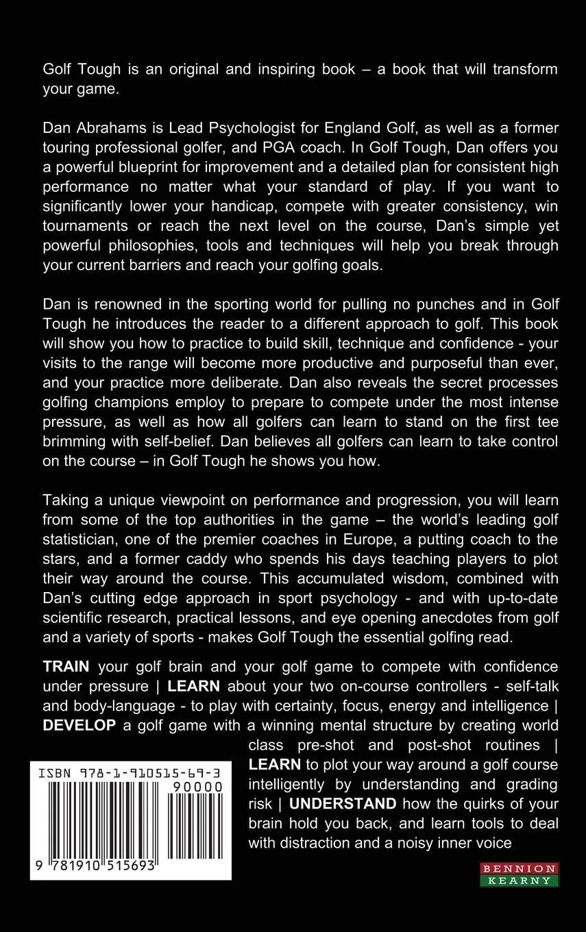 Rückseite: 9781910515693 | Golf Tough | Practice, Prepare, Perform and Progress | Dan Abrahams