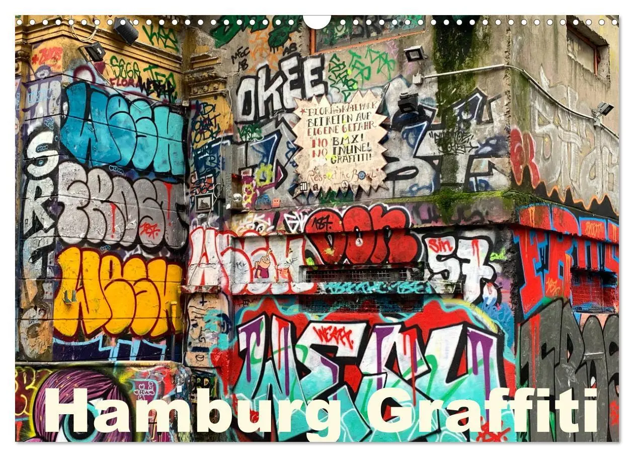 Cover: 9783457755693 | Hamburg Graffiti (Wandkalender 2026 DIN A3 quer), CALVENDO...