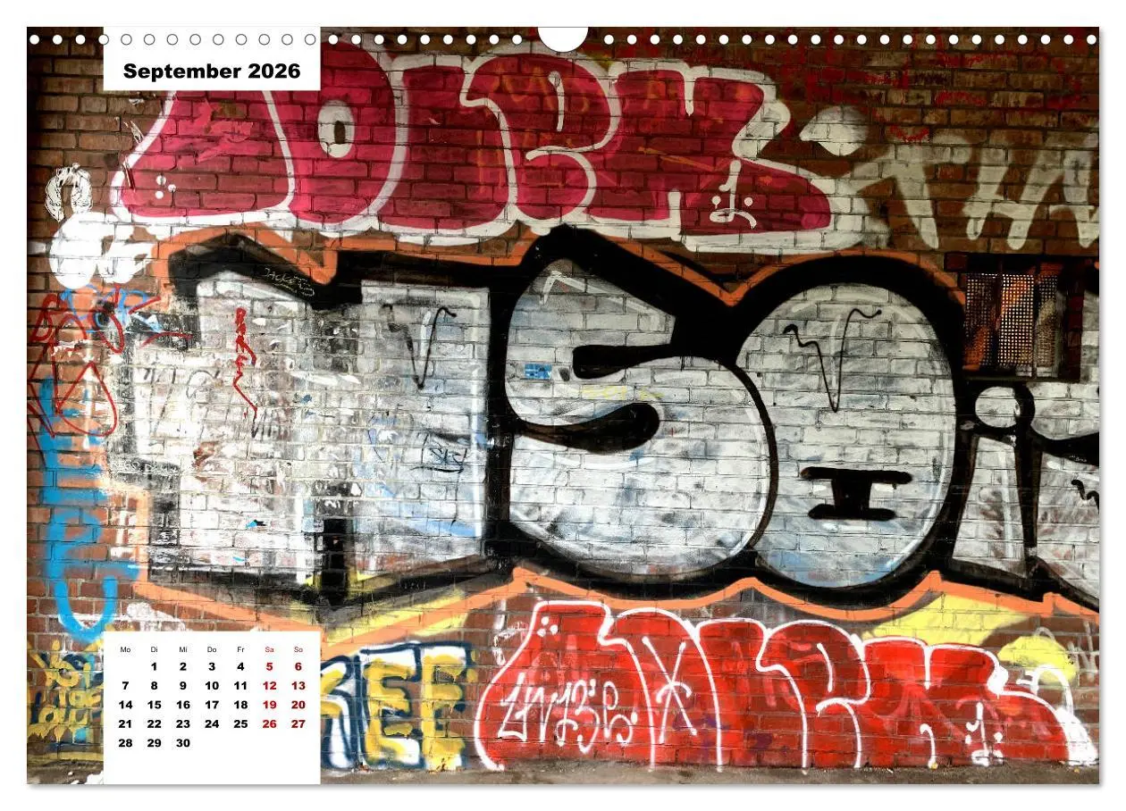 Bild: 9783457755693 | Hamburg Graffiti (Wandkalender 2026 DIN A3 quer), CALVENDO...
