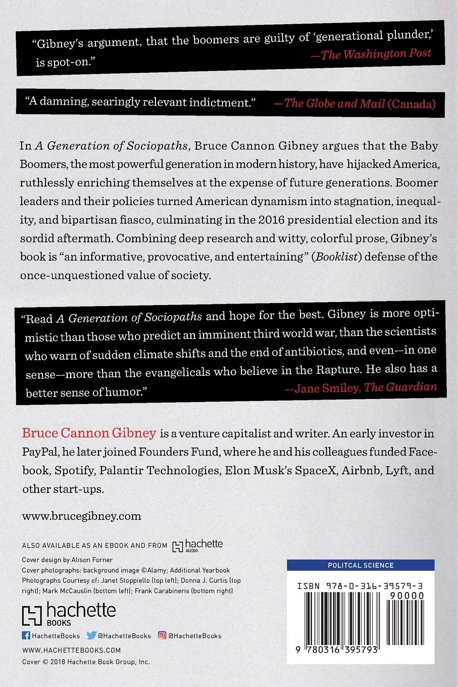 Rückseite: 9780316395793 | A Generation of Sociopaths | How the Baby Boomers Betrayed America