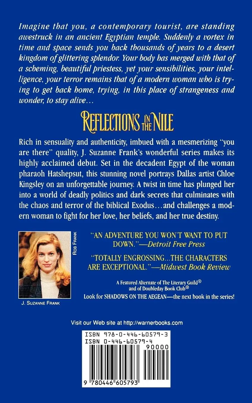 Rückseite: 9780446605793 | Reflections in the Nile | J. Suzanne Frank | Taschenbuch | Englisch