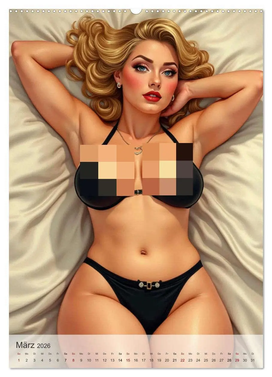 Bild: 9783457295793 | Pin-up Girls - Frech, Freizügig und Verführerisch (Wandkalender...